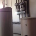 Detalles de instalación de caldera de biomasa en provincia de Palencia