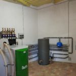 Instalación de caldera de pellets de 20kw marca Okofen en Palencia