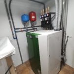 instalacion de caldera de biomasa en vivienda inifamiliar de la provincia de Palencia