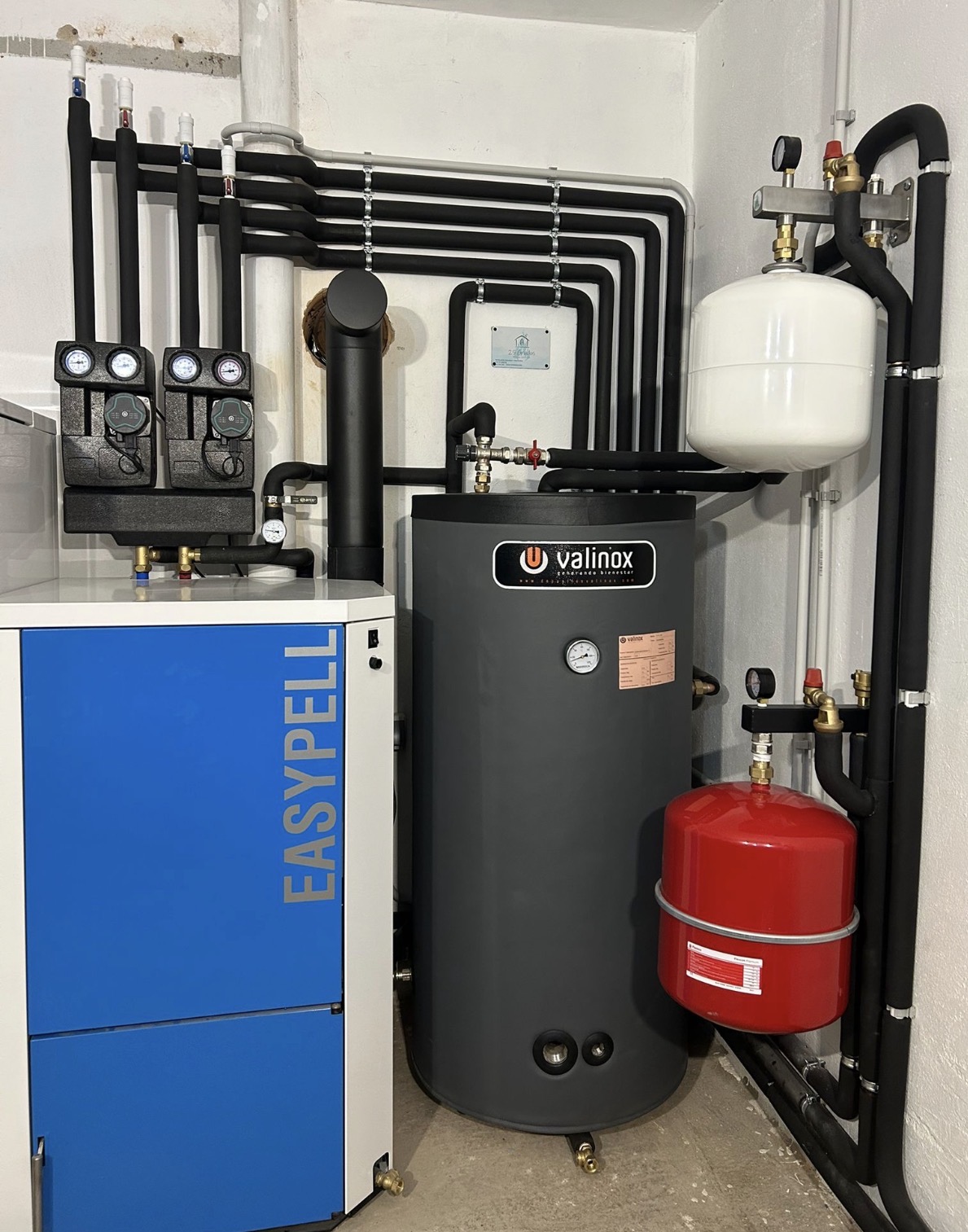 EasyPell 20 kW para ACS + calefacción